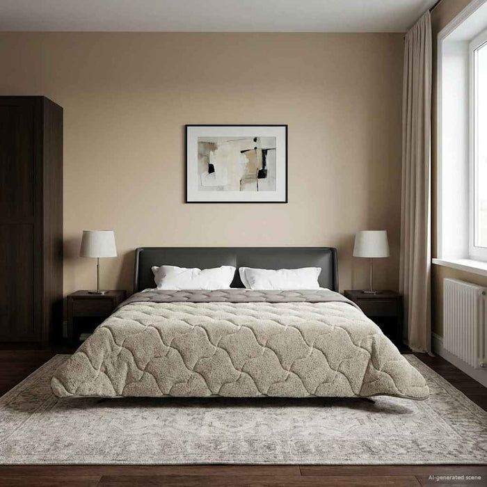 Duvet de iarnă Patos Gri deschis 200 x 220 cm - WALTI WALTI