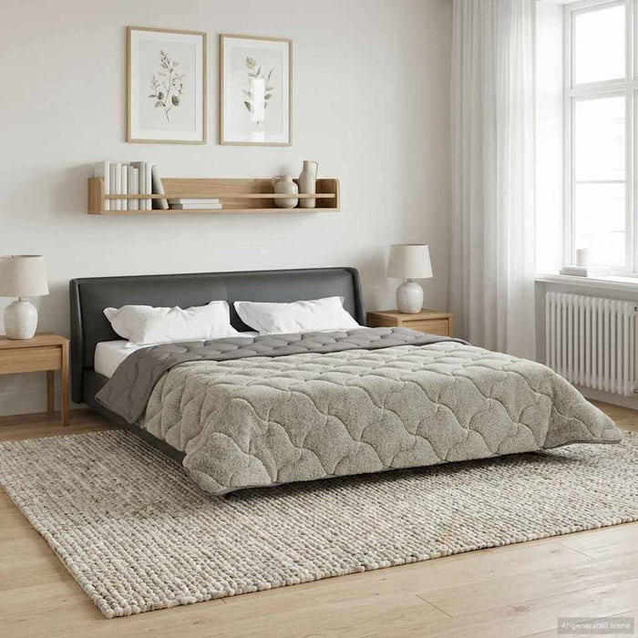 Duvet de iarnă Patos Gri deschis 240 x 260 cm - WALTI WALTI
