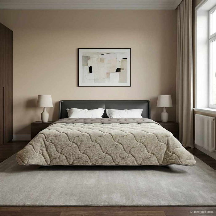 Duvet de iarnă Patos Gri deschis 240 x 260 cm - WALTI WALTI