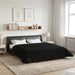 Duvet de iarnă Negru 200 x 240 cm Microfibră și fleece Teddy - WALTI WALTI