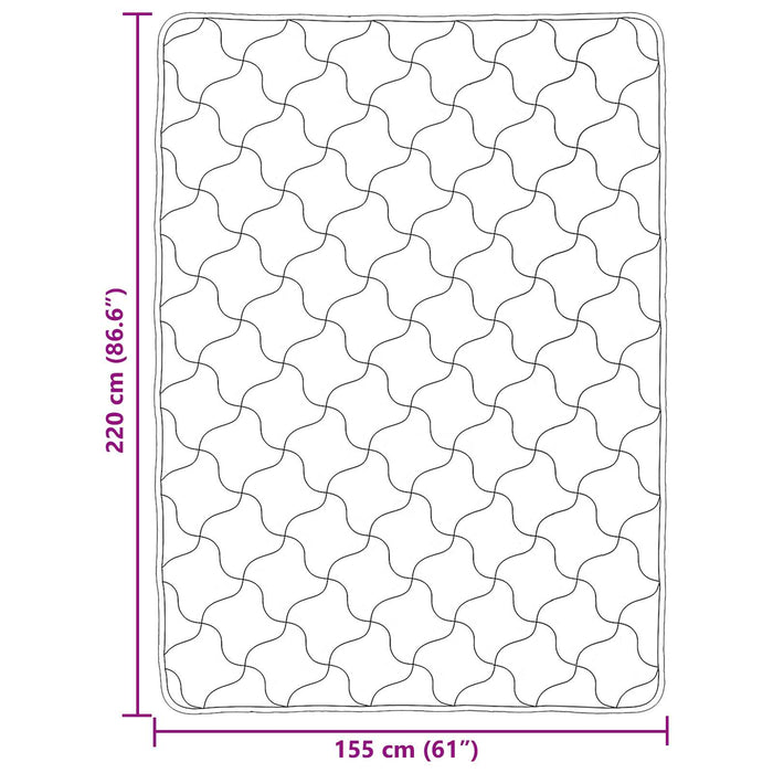 Duvet de iarnă Negru 155 x 220 cm Microfibră și fleece Teddy - WALTI WALTI