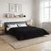 Duvet de iarnă Negru 200 x 220 cm Microfibră și fleece Teddy - WALTI WALTI