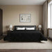 Duvet de iarnă Negru 200 x 220 cm Microfibră și fleece Teddy - WALTI WALTI