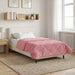 Duvet de iarnă Roz 155 x 200 cm Microfibră și fleece Teddy - WALTI WALTI