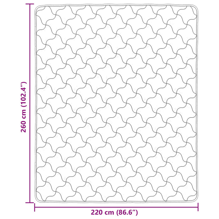 Duvet de iarnă Roz 220 x 260 cm Microfibră și fleece Teddy - WALTI WALTI
