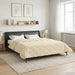 Duvet de iarnă Crem 200 x 200 cm Microfibră și fleece Teddy - WALTI WALTI