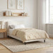 Duvet de iarnă Crem 135 x 220 cm Microfibră și fleece Teddy - WALTI WALTI