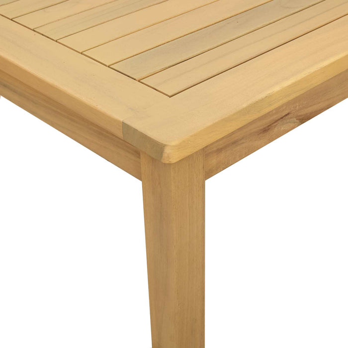 Masă de cafea Acacia deschis 85 x 85 x 45 cm - WALTI WALTI