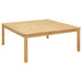 Masă de cafea Acacia deschis 110 x 110 x 45 cm - WALTI WALTI