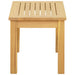 Masă de cafea Acacia deschis 50 x 35 x 36 cm - WALTI WALTI