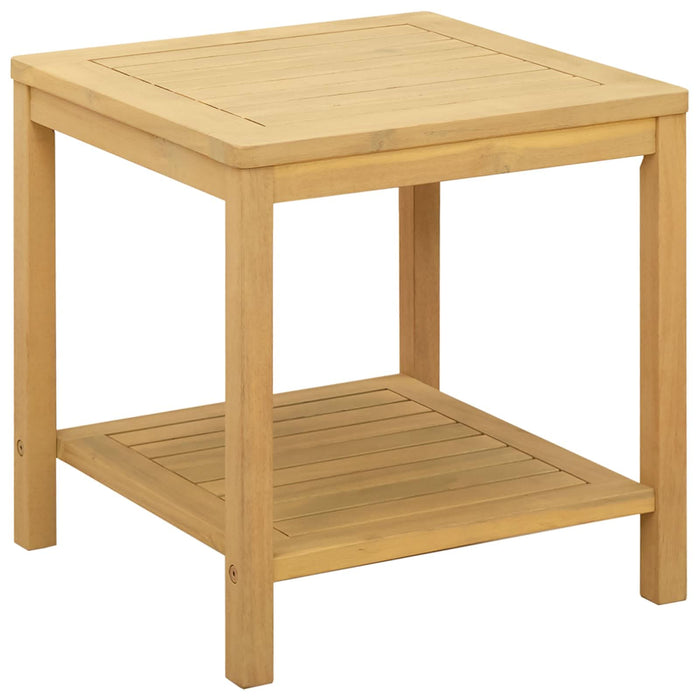 Masă laterală Ulei Natural 45 x 45 x 45 cm Lemn Solid de Acacia - WALTI WALTI