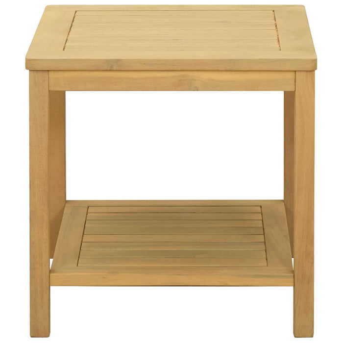 Masă laterală Ulei Natural 45 x 45 x 45 cm Lemn Solid de Acacia - WALTI WALTI