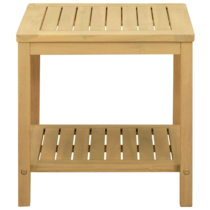 Masă laterală Ulei Natural 45 x 45 x 45 cm Lemn Solid de Acacia - WALTI WALTI
