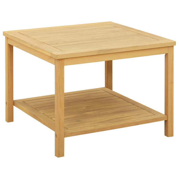 Masă laterală Ulei Natural 60 x 60 x 45 cm Lemn Solid de Acacia - WALTI WALTI