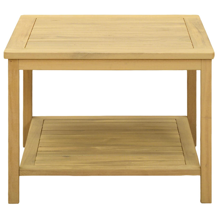 Masă laterală Ulei Natural 60 x 60 x 45 cm Lemn Solid de Acacia - WALTI WALTI