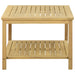 Masă laterală Ulei Natural 60 x 60 x 45 cm Lemn Solid de Acacia - WALTI WALTI