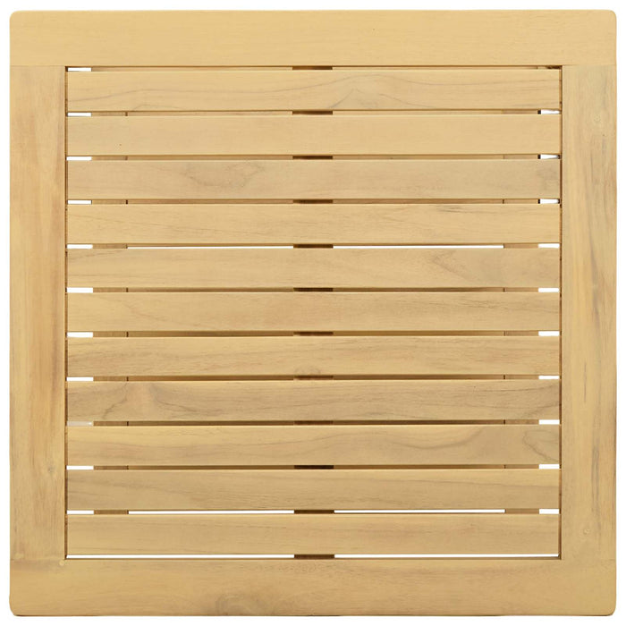 Masă laterală Ulei Natural 60 x 60 x 45 cm Lemn Solid de Acacia - WALTI WALTI