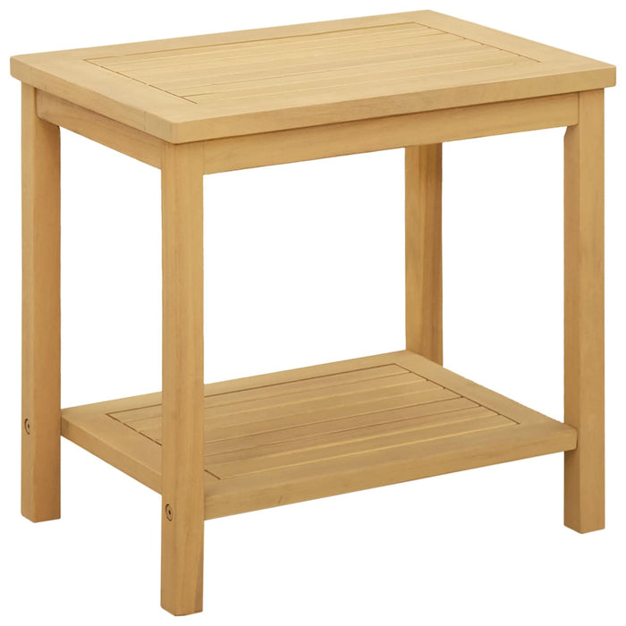 Masă laterală Ulei Natural 50 x 35 x 45 cm Lemn Solid de Acacia - WALTI WALTI