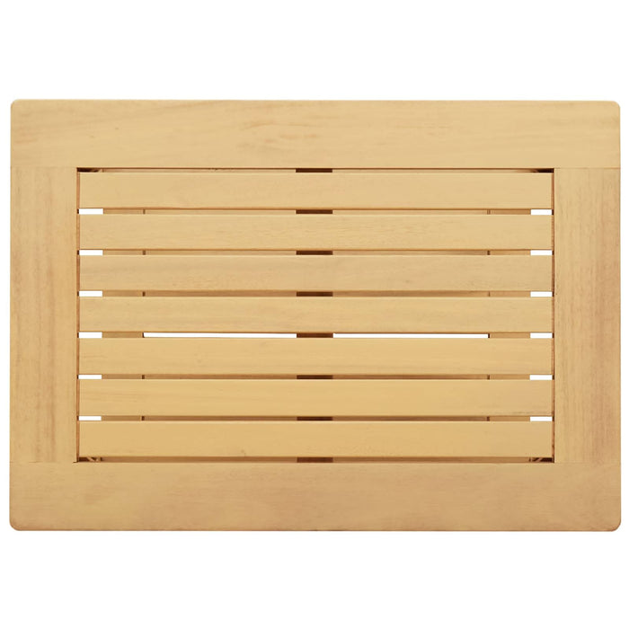 Masă laterală Ulei Natural 50 x 35 x 45 cm Lemn Solid de Acacia - WALTI WALTI