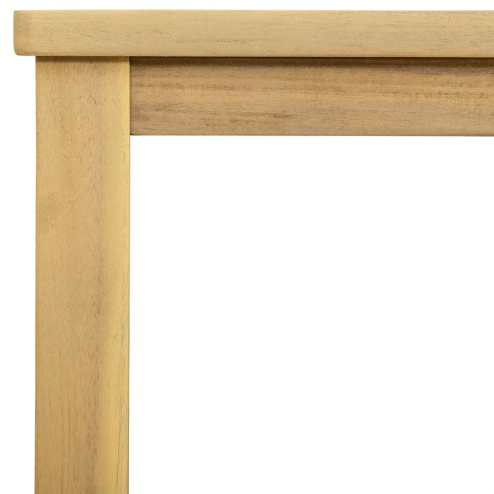 Masă de consolă pentru grădină Acacia deschis 80 x 35 x 75 cm - WALTI WALTI