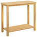Masă de consolă pentru grădină Acacia deschis 80 x 35 x 75 cm - WALTI WALTI