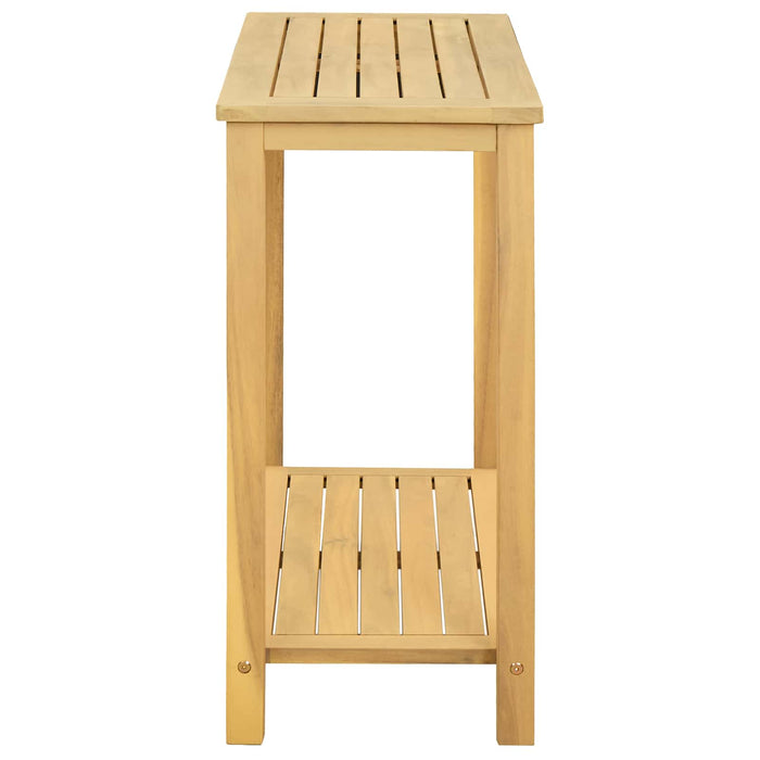 Masă de consolă pentru grădină Acacia deschis 80 x 35 x 75 cm - WALTI WALTI