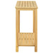 Masă de consolă pentru grădină Acacia deschis 80 x 35 x 75 cm - WALTI WALTI