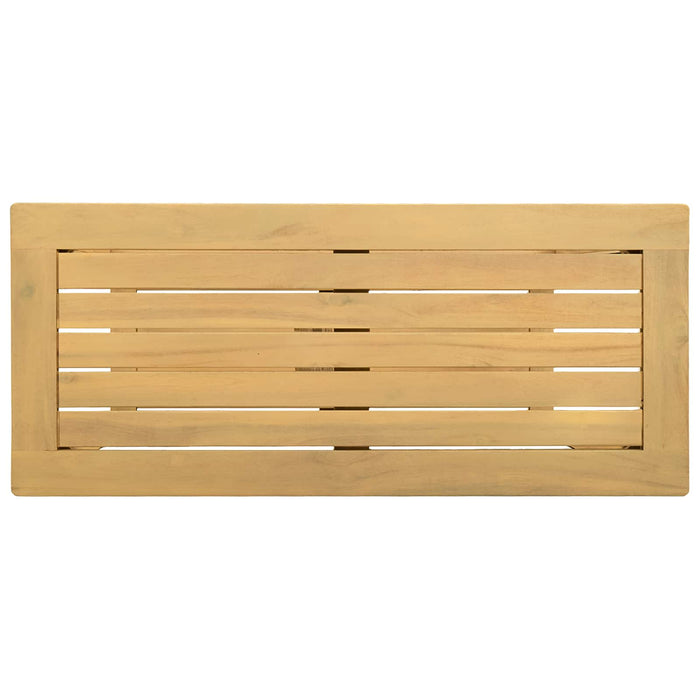 Masă de consolă pentru grădină Acacia deschis 80 x 35 x 75 cm - WALTI WALTI