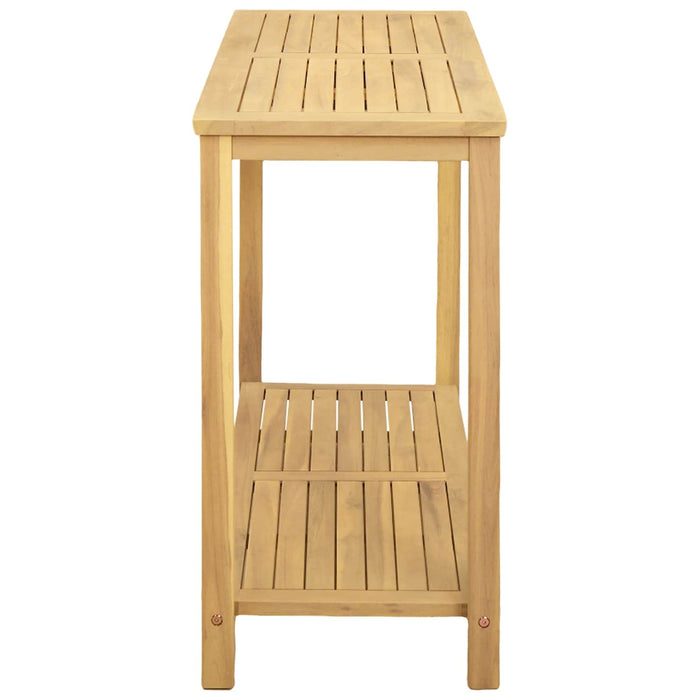 Masă de consolă pentru grădină Acacia deschis 110 x 40 x 75 cm - WALTI WALTI