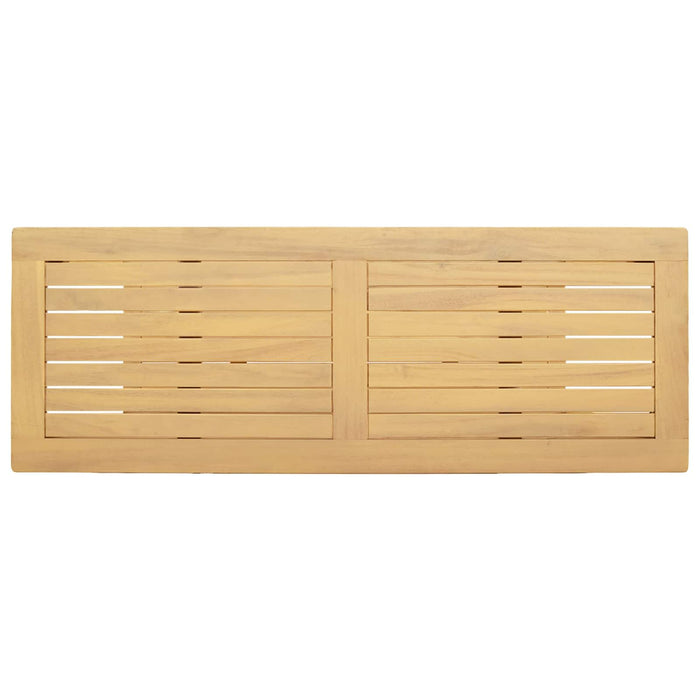 Masă de consolă pentru grădină Acacia deschis 110 x 40 x 75 cm - WALTI WALTI