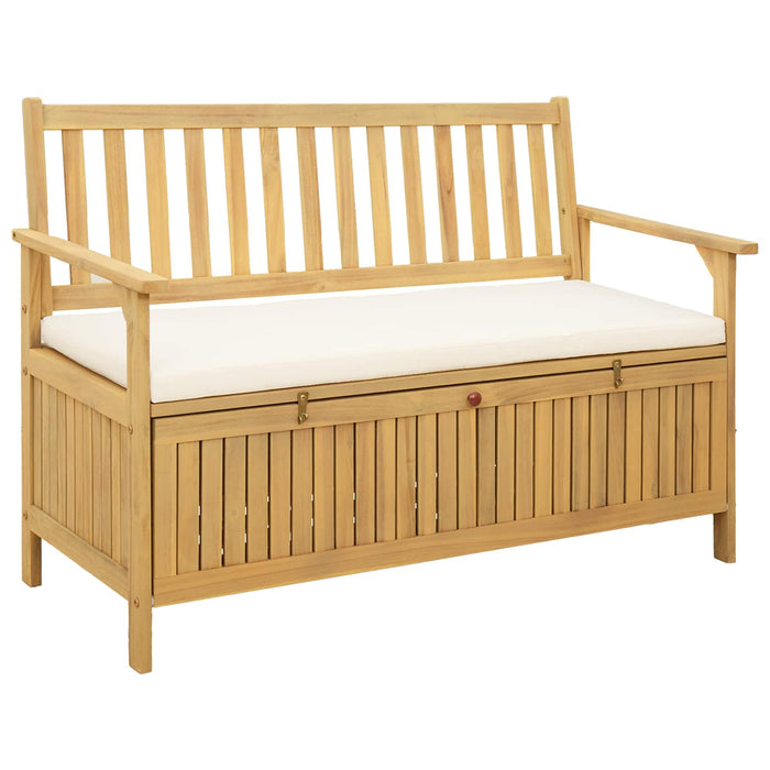 Bancă cu spațiu de depozitare cu pernă cu ușă 120 x 63 x 84 cm - WALTI WALTI