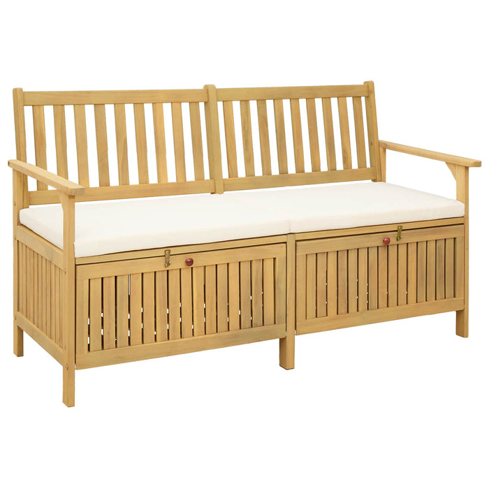 Bancă cu spațiu de depozitare cu pernă cu ușă 148 x 63 x 84 cm - WALTI WALTI
