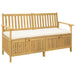 Bancă cu spațiu de depozitare cu pernă cu ușă 148 x 63 x 84 cm - WALTI WALTI