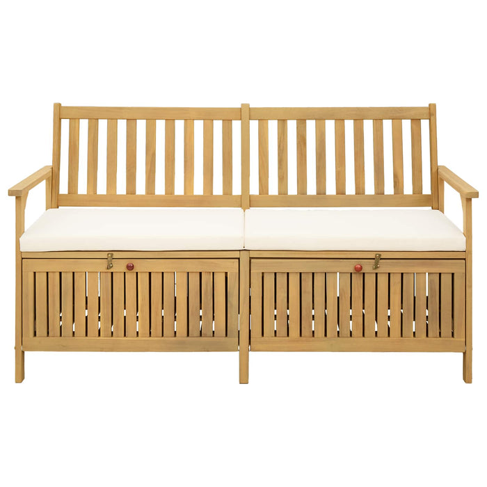 Bancă cu spațiu de depozitare cu pernă cu ușă 148 x 63 x 84 cm - WALTI WALTI