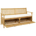 Bancă cu spațiu de depozitare cu pernă cu ușă 170 x 63 x 84 cm - WALTI WALTI
