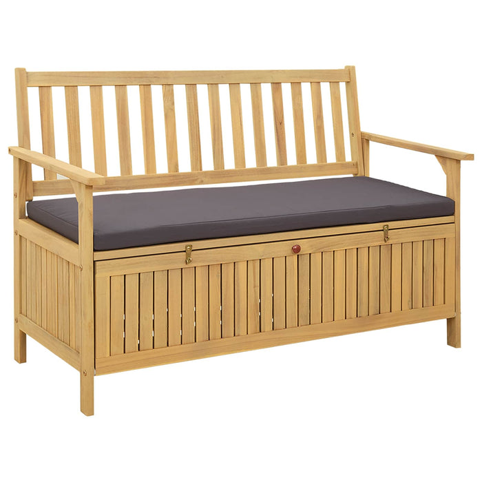 Bancă cu spațiu de depozitare cu pernă cu ușă 120 x 63 x 84 cm - WALTI WALTI