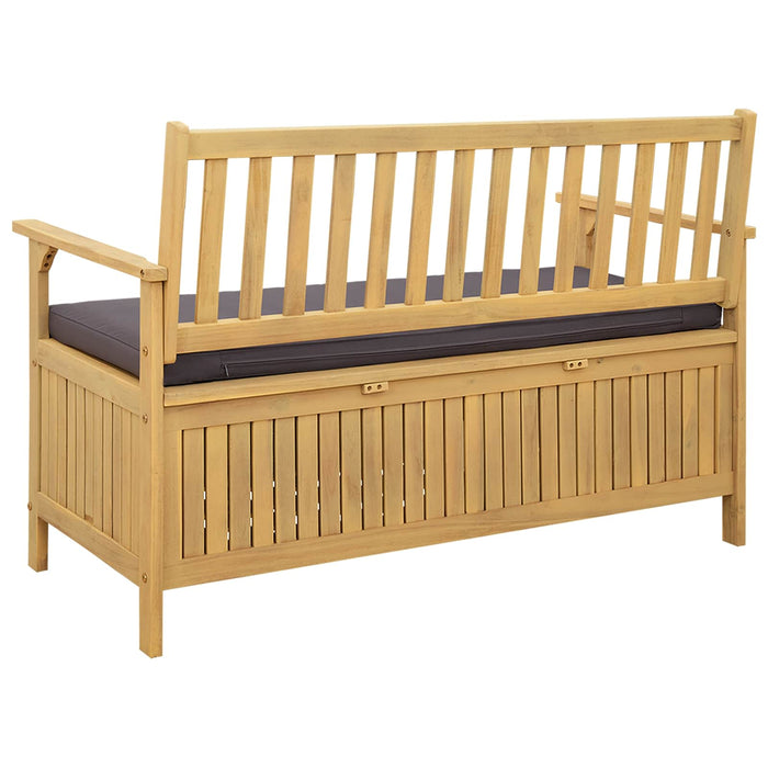 Bancă cu spațiu de depozitare cu pernă cu ușă 120 x 63 x 84 cm - WALTI WALTI