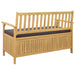 Bancă cu spațiu de depozitare cu pernă cu ușă 120 x 63 x 84 cm - WALTI WALTI