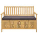 Bancă cu spațiu de depozitare cu pernă cu ușă 120 x 63 x 84 cm - WALTI WALTI