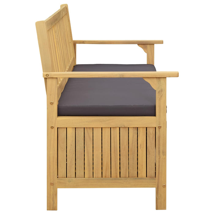 Bancă cu spațiu de depozitare cu pernă cu ușă 120 x 63 x 84 cm - WALTI WALTI