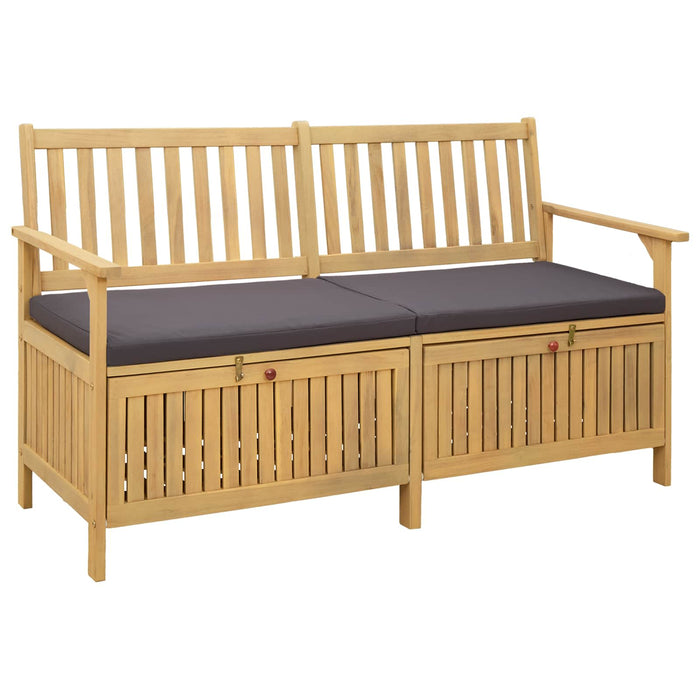 Bancă cu spațiu de depozitare cu pernă cu ușă 148 x 63 x 84 cm - WALTI WALTI