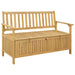 Bancă cu spațiu de depozitare 120 x 63 x 84 cm Acacia Solidă - WALTI WALTI