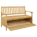 Bancă cu spațiu de depozitare 120 x 63 x 84 cm Acacia Solidă - WALTI WALTI