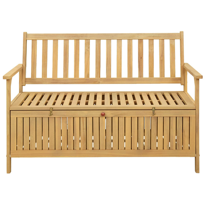 Bancă cu spațiu de depozitare 120 x 63 x 84 cm Acacia Solidă - WALTI WALTI
