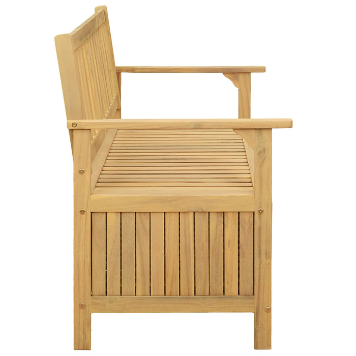 Bancă cu spațiu de depozitare 120 x 63 x 84 cm Acacia Solidă - WALTI WALTI