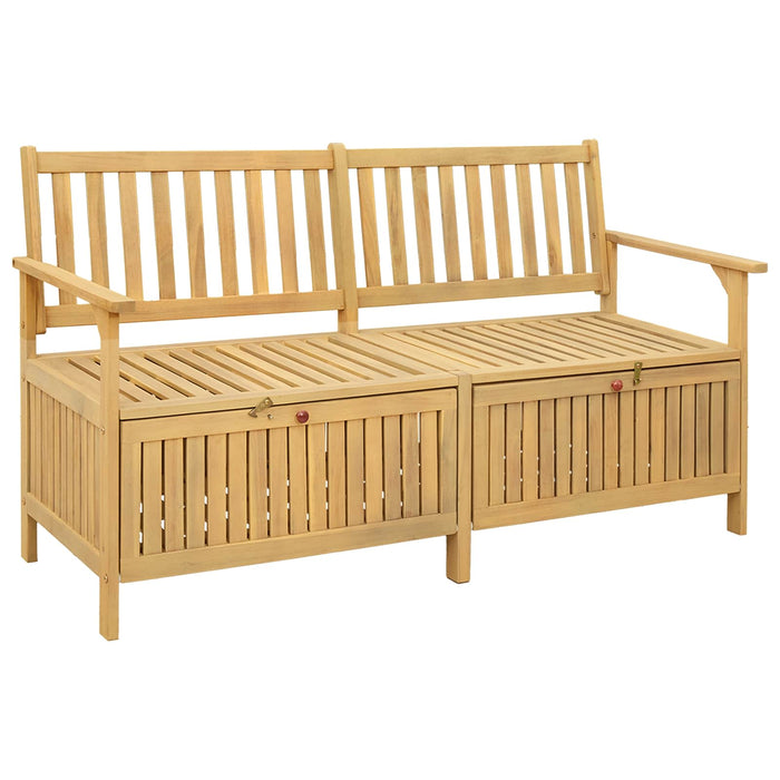 Bancă cu spațiu de depozitare 148 x 63 x 84 cm Acacia Solidă - WALTI WALTI