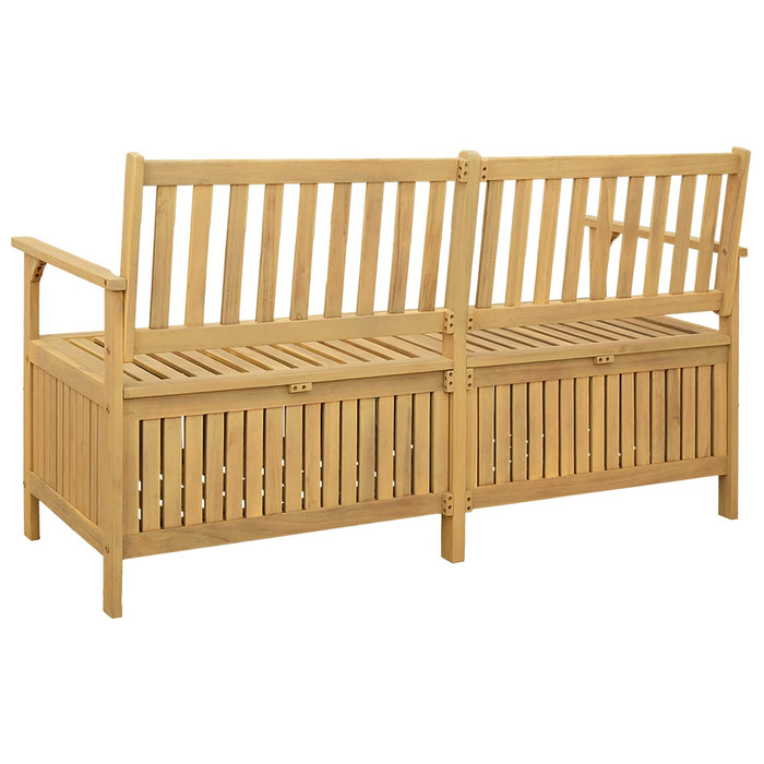 Bancă cu spațiu de depozitare 148 x 63 x 84 cm Acacia Solidă - WALTI WALTI