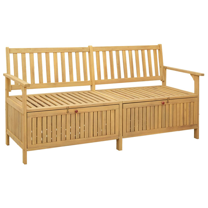 Bancă cu spațiu de depozitare 170 x 63 x 84 cm Acacia Solidă - WALTI WALTI