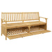 Bancă cu spațiu de depozitare 170 x 63 x 84 cm Acacia Solidă - WALTI WALTI