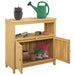 Masă de consolă pentru grădină Acacia deschis 80 x 35 x 75 cm - WALTI WALTI